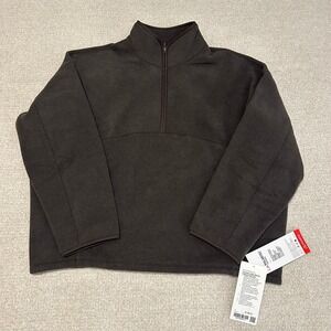 NWT lululemon Polartec 200 Series Fleece Half Zip size Large in Mahogany Muse